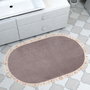 Mijölnir Alfombrilla de Baño Gris 50 x 75 cm